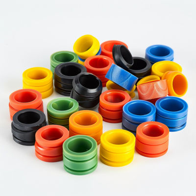 Buy Customized Temperature Resistant Up to 200C Micro wave Extruded Black Rubber Moulding Parts online manufacture