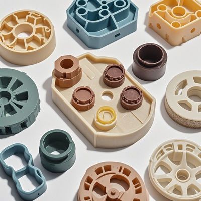 Buy Smooth Surface White Red And Black CNC Machining Plastic Parts ABS PP PC PA POM online manufacture