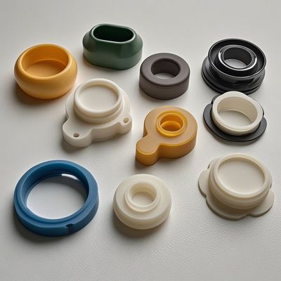 Buy Temperature Resistant Custom Silicone Parts Shaped Silicone Component for Industrial Applications online manufacture