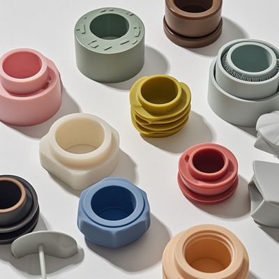Buy NBR EPDM SBR NR Custom Molded Silicone Parts 20-90 Shore A Silicone Injection Molding online manufacture
