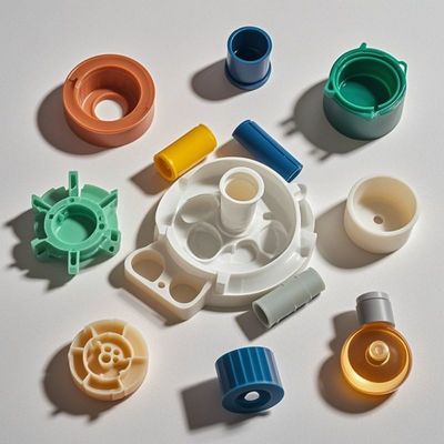 خرید 0.01mm دقیق صنعتی CNC ماشین آلات قطعات پلاستیکی با سطح صاف online manufacture